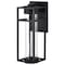Nuvo Ledges 6W LED Medium Wall Lantern - Matte Black / Clear Seeded Glass 62/1612 - alternate 3